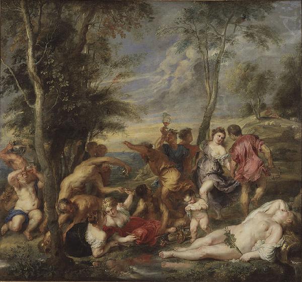 Peter Paul Rubens Bacchanal auf Andros Sweden oil painting art